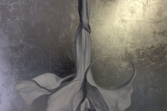 Trumpet Flower Silver Leaf